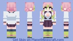 mitsuri minecraft skin|Mitsurikanroji Minecraft Skins 